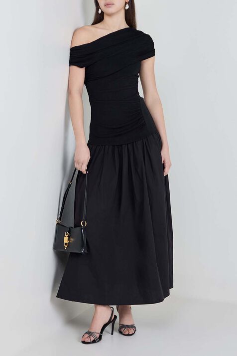 שמלת מידי א־סימטרית SELF-PORTRAIT